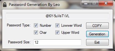 Password Generation - 随机密码生成工具 42