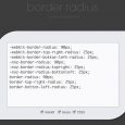 Border Radius - 在线生成 CSS3 圆角代码[Web] 6
