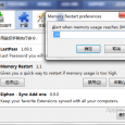 Memory Restart - 监视 Firefox 内存占用并快速重启 5