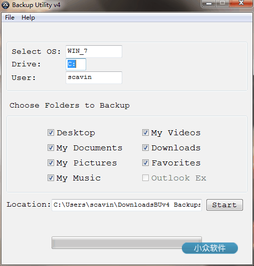 Backup Utility - 备份你的 Windows 个人用户数据 - 小众软件