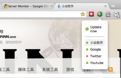 Server Monitor - 用 Chrome 监测站点可用性 1