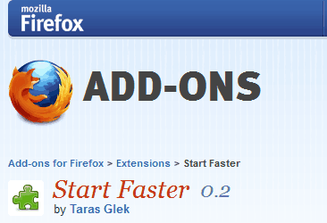 Start Faster - 给 Firefox 启动加速 41