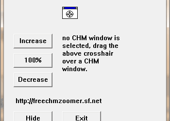 Free ChmZoomer - 放大 CHM 的帮助字体 19