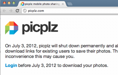 picplz 将于7月3日关闭，教你批量下载全部照片 1