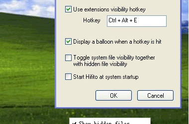 Hifito - 一键显示/隐藏系统文件与扩展名 1