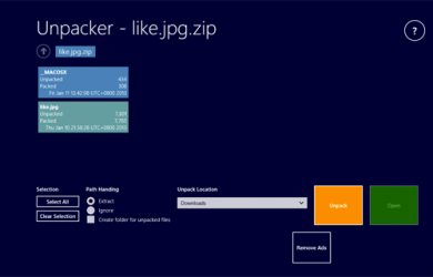 Unpacker - Windows 8 下的 Win8 风格解压缩工具 24