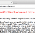 注意：使用 TrueCrypt 不再安全 2