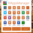 10AppsManager - 卸载 Windows 10 中的预装程序 2