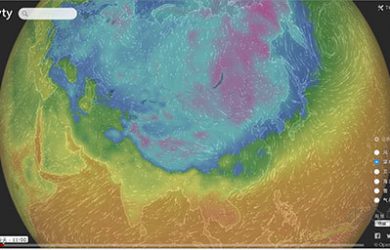 这么冷的天，快来看看壮观的『北极漩涡』南下中国图吧 16