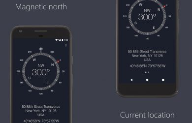 指南针 - 简单的罗盘应用，离线越野导航，免费无广告 [Android] 4