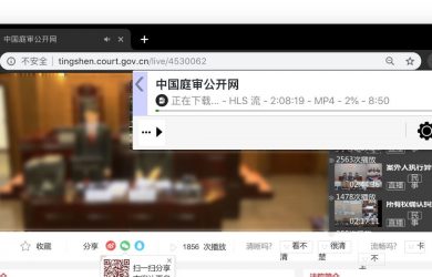 如何下载《中国庭审网》等 flv 格式的在线视频？ 1