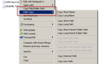 Path Copy Copy - 一键复制文件夹/文件路径与文件名[Windows] 14