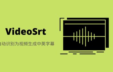 VideoSrt - 自动识别,为视频生成中英字幕[Win 开源] 6