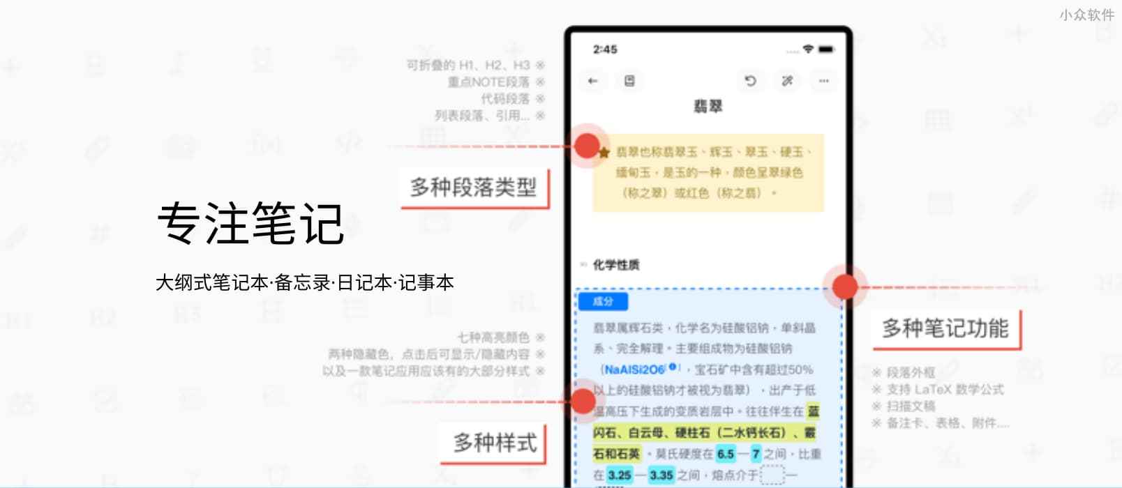 专注笔记- 撰写极具可读性的笔记工具[iOS/macOS/Windows] - 小众软件