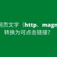 如何将带有 magnet: 的磁力链接文本转换为可点击链接？ 6