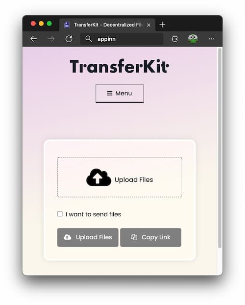 TransferKit - 不限量免费网盘，永久保存，不可删除，单文件高达 32GB 1