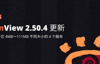 老牌看图软件 XnView 2.50.4 更新，以及它 4MB～111MB 不同大小的 4 个版本 4