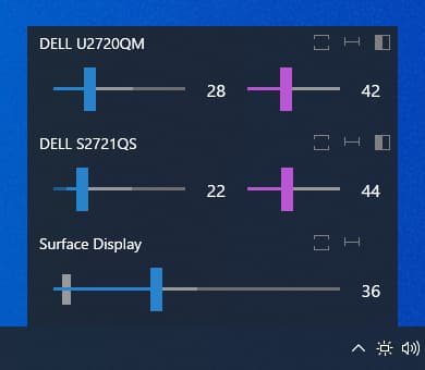Monitorian - 多显示器亮度与对比度调节工具[Windows] 2