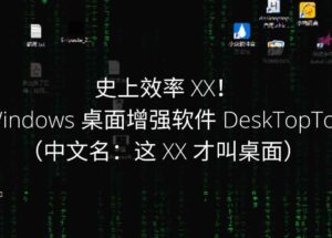 史上效率 XX！Windows 桌面增强软件 DeskTopTop（中文名：这 XX 才叫桌面）  8