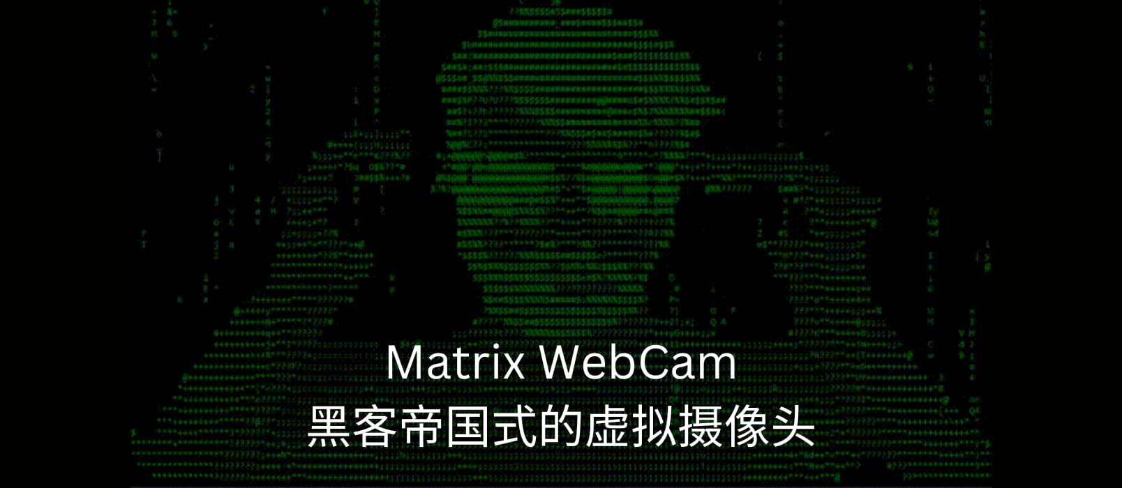 Matrix WebCam - 黑客帝国式的虚拟摄像头