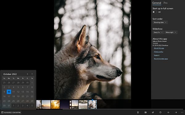 Sakura Photo Viewer - 占用小、速度快、界面好看的 Windows 图片浏览器[Windows] 1
