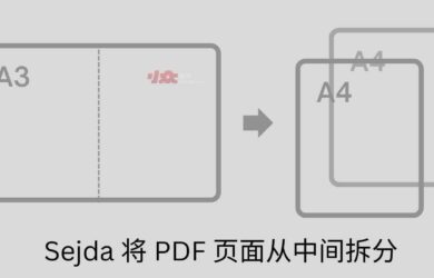 Sejda - 将 PDF 页面从中间拆分：A3 尺寸试卷切割为 A4 尺寸，方便打印 18