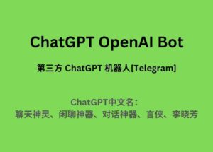 ChatGPT OpenAI Bot - 每 60 秒问一次，无需注册的第三方 ChatGPT 机器人｜ChatGPT 中文名就这么定了 8