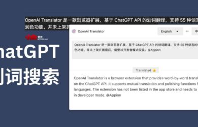 OpenAI Translator - 基于 ChatGPT API 的划词翻译，55 种语言互译[Chrome] 11