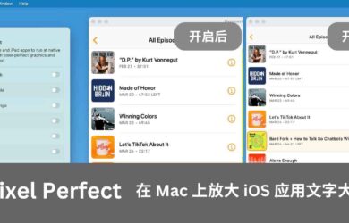 Pixel Perfect - 在 M1/M2 的 Mac 上放大 iOS 应用文字大小，告别不清晰和模糊 1