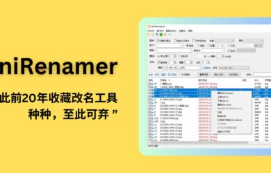 MiniRenamer - 支持实时预览的批量重命名工具，用户：此前20年收藏改名工具种种，至此可弃[Win] 18