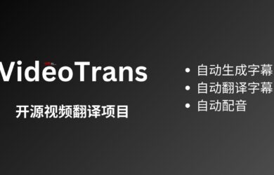 VideoTrans - 开源视频翻译项目：自动识别并生成字幕后，再翻译字幕 + 自动配音[Windows] 7