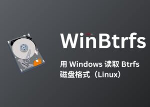 WinBtrfs - 用 Windows 读取 Btrfs 磁盘格式（Linux） 12