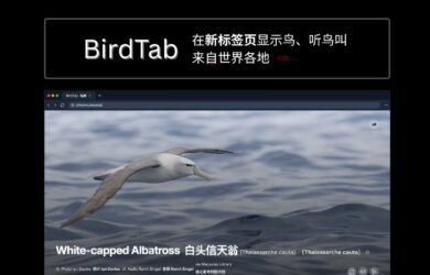 BirdTab - 鸟类爱好者狂喜：在浏览器新标签页显示鸟、听鸟叫，来自世界各地的鸟 1