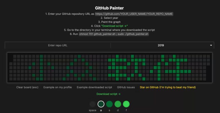4 款 GitHub 大佬生成器，带真实提交的自定义贡献图 - 小众软件