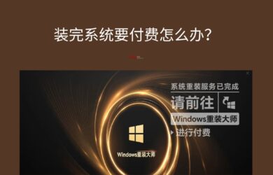 Windows 重装大师：装完系统要付费怎么办？ 1