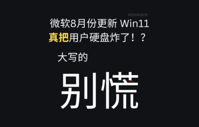 微软8月份更新 Win11，真把用户的 1TB 硬盘炸了？还能抢救吗？KB5063878 1