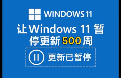 让 Windows 11 暂停更新 500 周 2