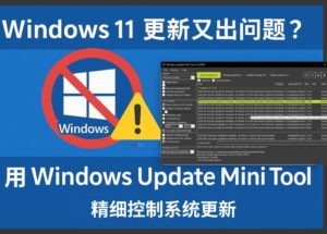 Windows 11 更新又出问题？用 Windows Update Mini Tool 更精细的控制更新 9