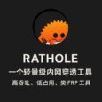 rathole - 一个轻量级开源内网穿透工具，高吞吐、低占用，类 frp 工具 6
