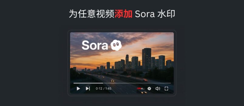 Sora Watermarker - 为任意视频添加 Sora 水印 5
