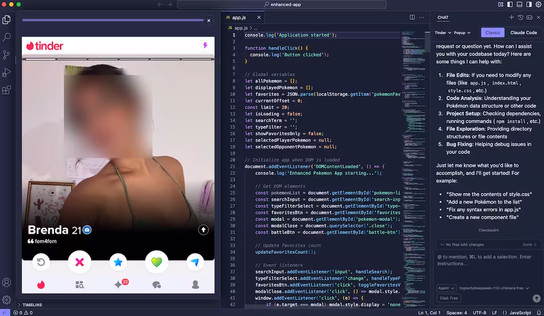 Chad IDE - 已被硅谷认可：当 AI 工作的时候，人类去摸鱼。 2
