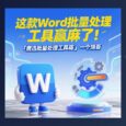 这款Word批量处理工具箱赢麻了！「鹰迅批量处理工具箱」一个顶百 3