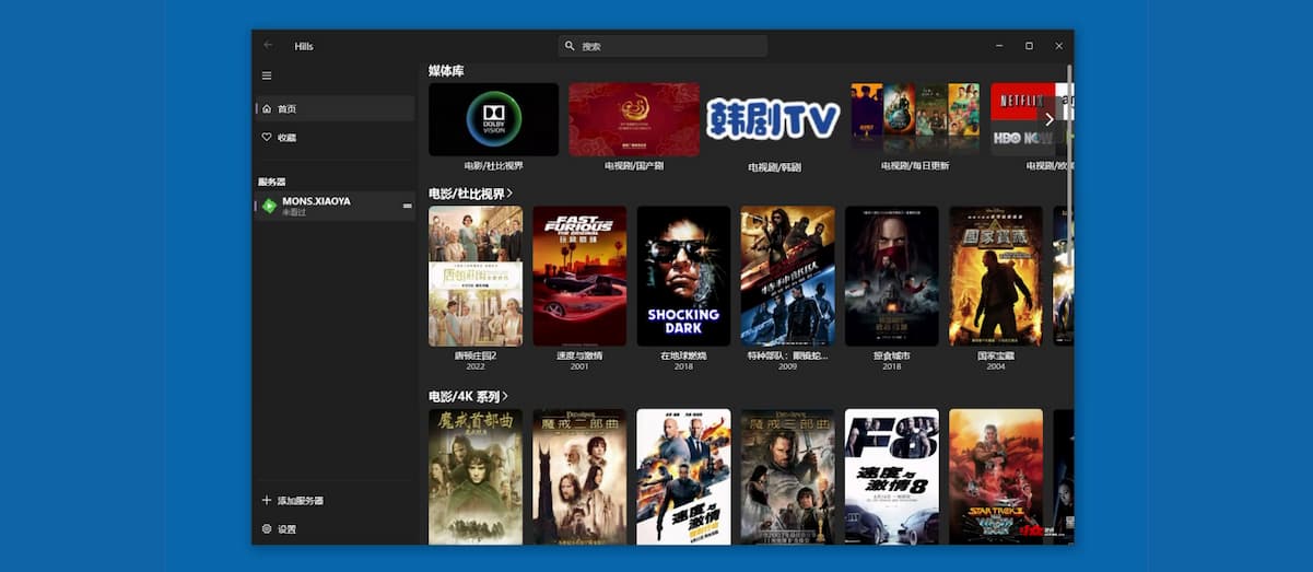 Hills Lite - 一个简单的 Emby 客户端[Windows] 2