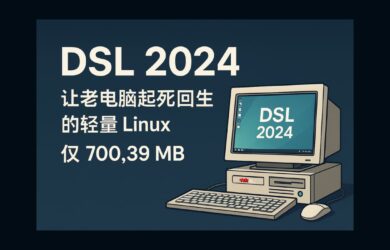 DSL 2024 - 让老电脑起死回生的轻量 Linux，仅 700.39 MB 1