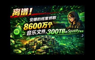 离谱！安娜的档案抓取了 8600 万个音乐文件，300TB 的 Spotify 数据！ 7