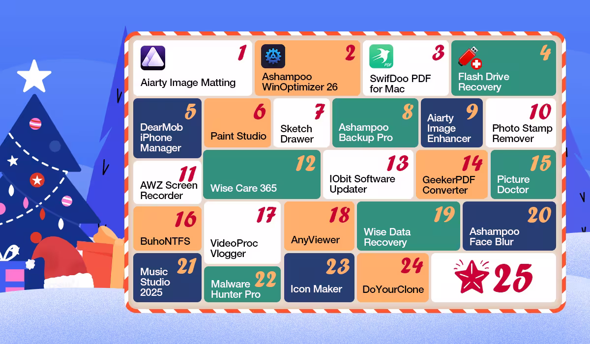 超强下载神器来了！VideoProc圣诞狂欢+24款软件免费送 5