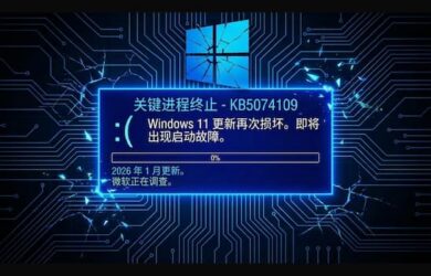 Windows 11 更新又坏了：微软怀疑部分电脑在安装 2026 年 1 月更新 (KB5074109) 后可能无法启动 14