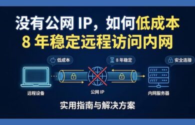 没有公网 IP，如何低成本 8 年稳定远程访问内网 1