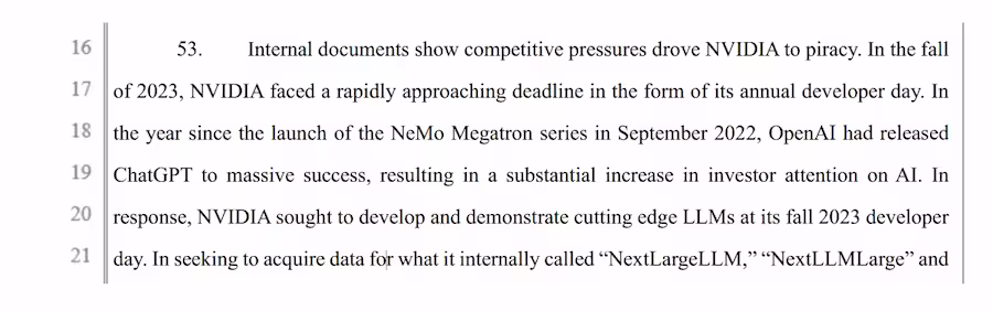 英伟达被指为训练 AI 大模型，曾寻求安娜的档案高速访问，数据规模达 500TB 级 3