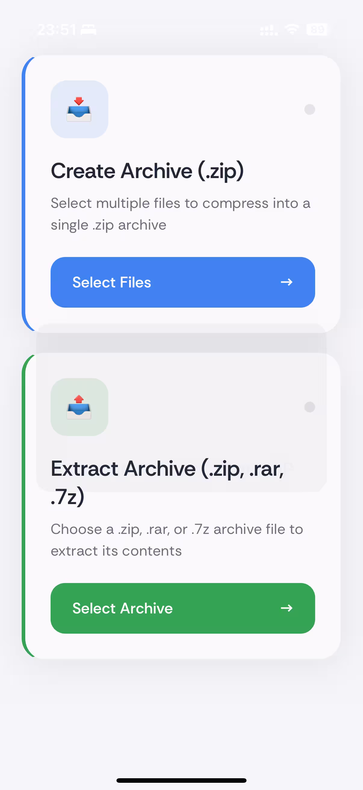 限免：iOS 解压缩工具 Unzip Fast，支持 RAR/7z，界面简洁 2